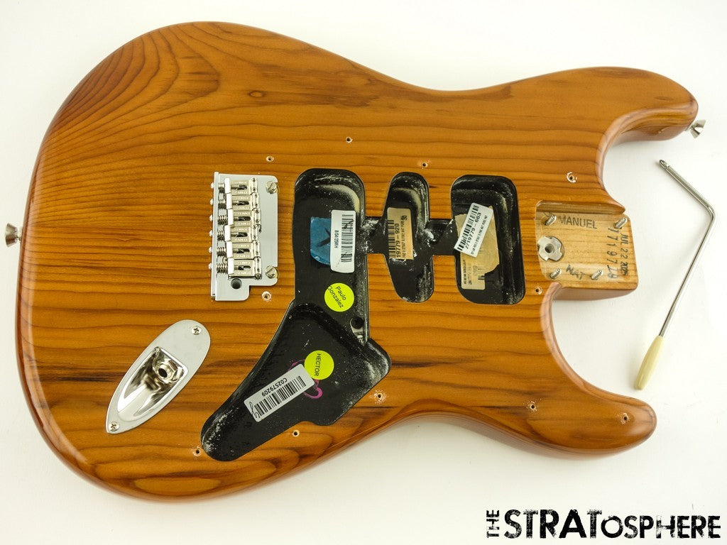 Fender American Professional II Stratocaster BODY w/ HARDWARE Strat Roasted Pine