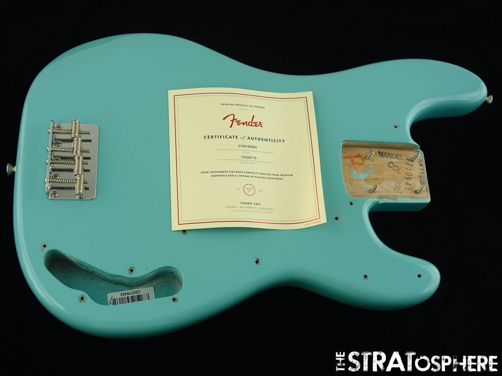 Fender AV II American Vintage 1960 Precision P BASS BODY & HARDWARE Daphne Blue