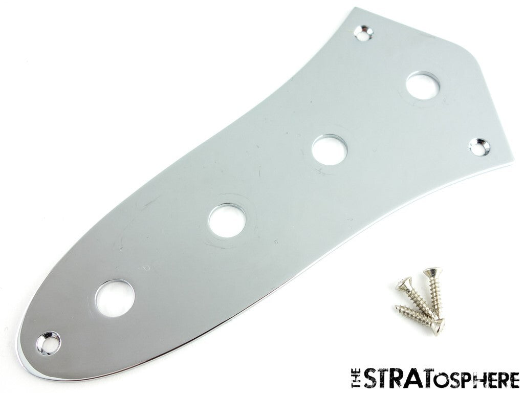 Fender Vintera 60s Jazz Bass CONTROL PLATE J Bass Chrome, Guitar Parts.