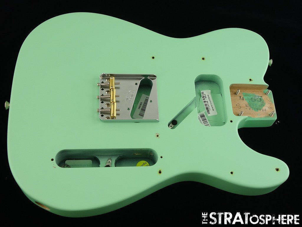 Fender American Performer Telecaster Tele BODY HARDWARE Sat Surf Green