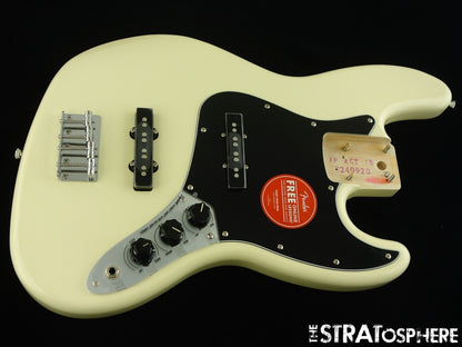 Fender Squier Affinity Active Jazz BASS, LOADED BODY, Preamp Olympic White