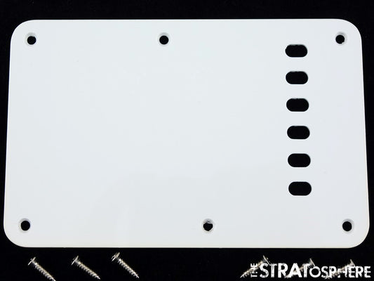 Fender Strat TREMOLO COVER White Single Ply, Jimmie Vaughan.