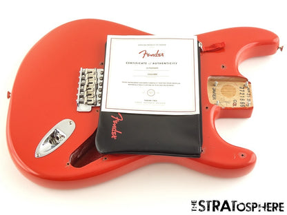 Fender AV II American Vintage Stratocast BODY & HARDWARE 1961 Strat Fiesta Red