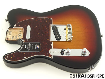 LEFTY Fender American Professional II Telecaster LOADED BODY, Tele 3TS Sunburst