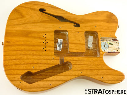 Fender AV II American Vintage 1972 Tele Thinline Semi-Hollow Ash BODY, Natural