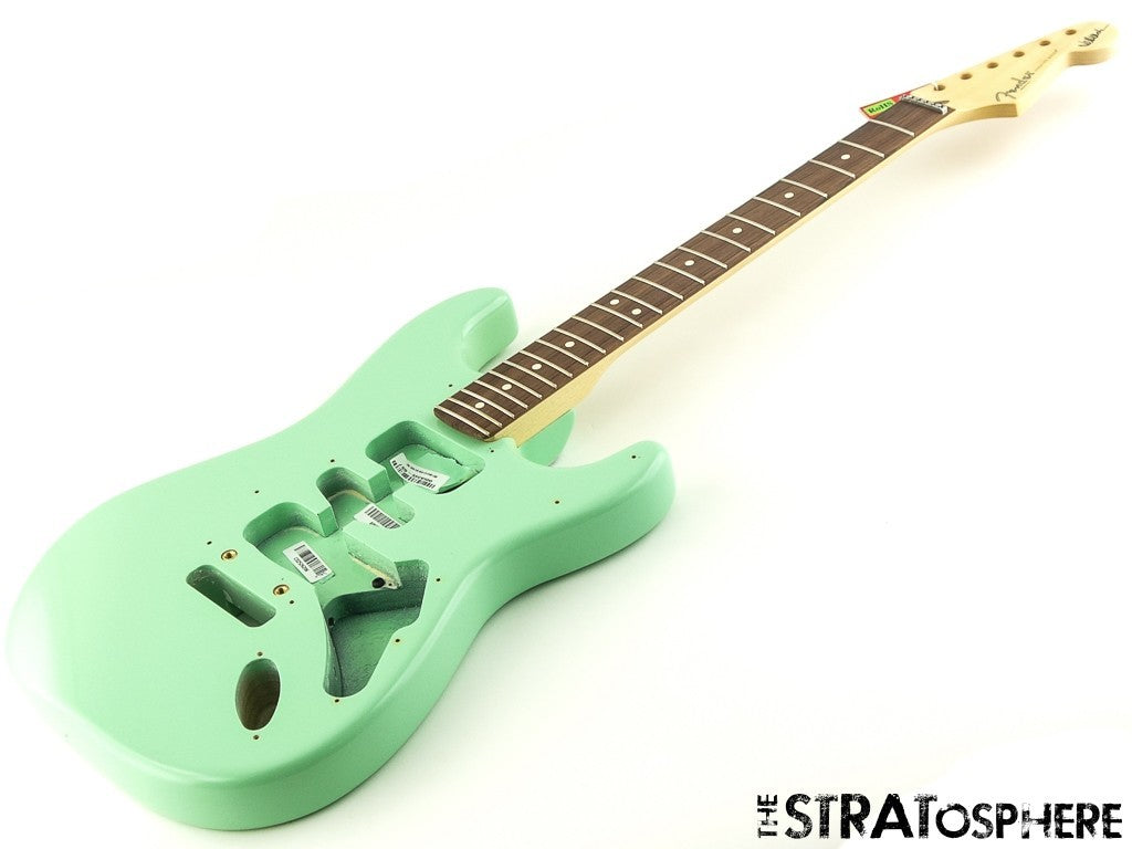 Fender American Jeff Beck Stratocaster Strat BODY & NECK Guitar Surf Green