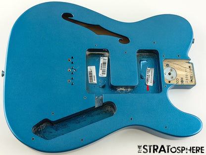 Fender AV II American Vintage 1972 Tele Thinline Semi-Hollow Ash BODY LPB Blue.