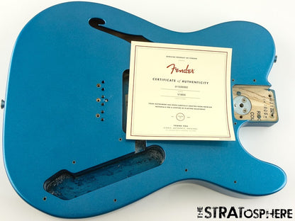 Fender AV II American Vintage 1972 Tele Thinline Semi-Hollow Ash BODY LPB Blue.