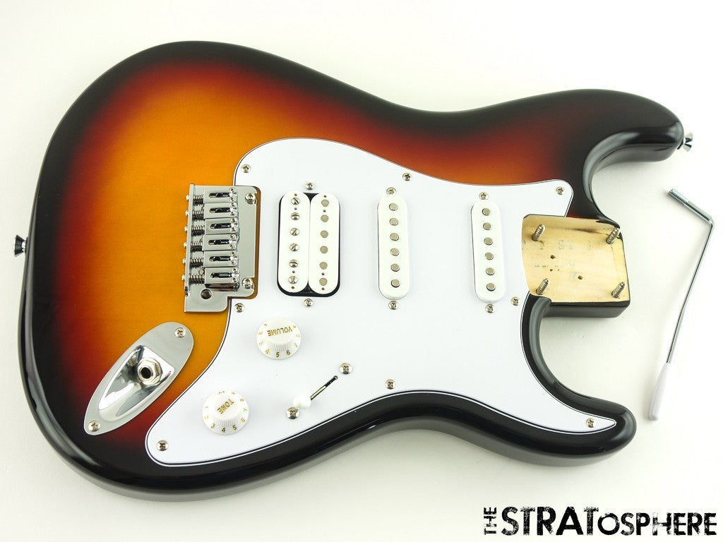Fender Squier Affinity Series Stratocast Junior HSS Strat LOADED BODY, 3TS