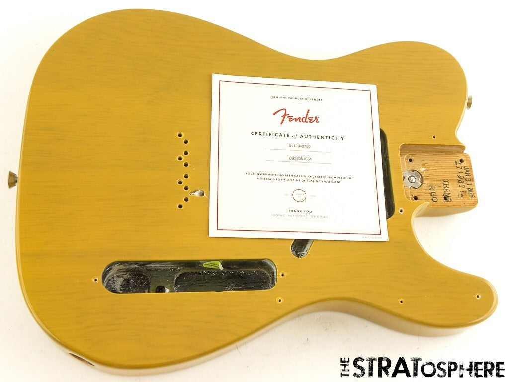 Fender American Professional II Telecaster BODY, Tele Pine Butterscotch Blonde