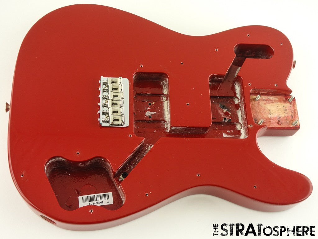 Fender Chris Shiflett Cleaver Deluxe Tele BODY HARDWARE Nitro Dakota Red $50 OFF