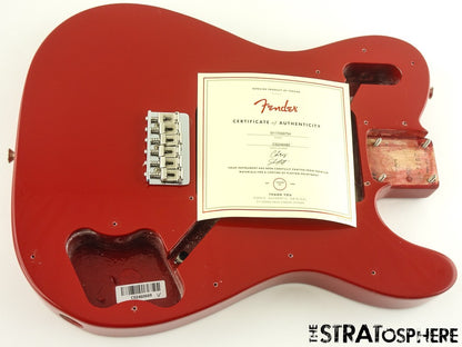 Fender Chris Shiflett Cleaver Deluxe Tele BODY HARDWARE Nitro Dakota Red $50 OFF