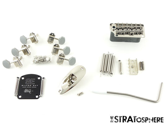 PRS SE John Mayer Silver Sky Paul Reed Smith HARDWARE SET TREMOLO TUNERS PLATE.
