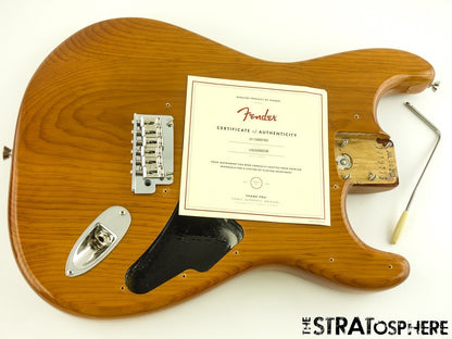Fender American Professional II Stratocaster BODY w/ HARDWARE Strat Roasted Pine