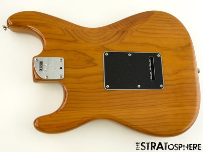 Fender American Professional II Stratocaster BODY w/ HARDWARE Strat Roasted Pine