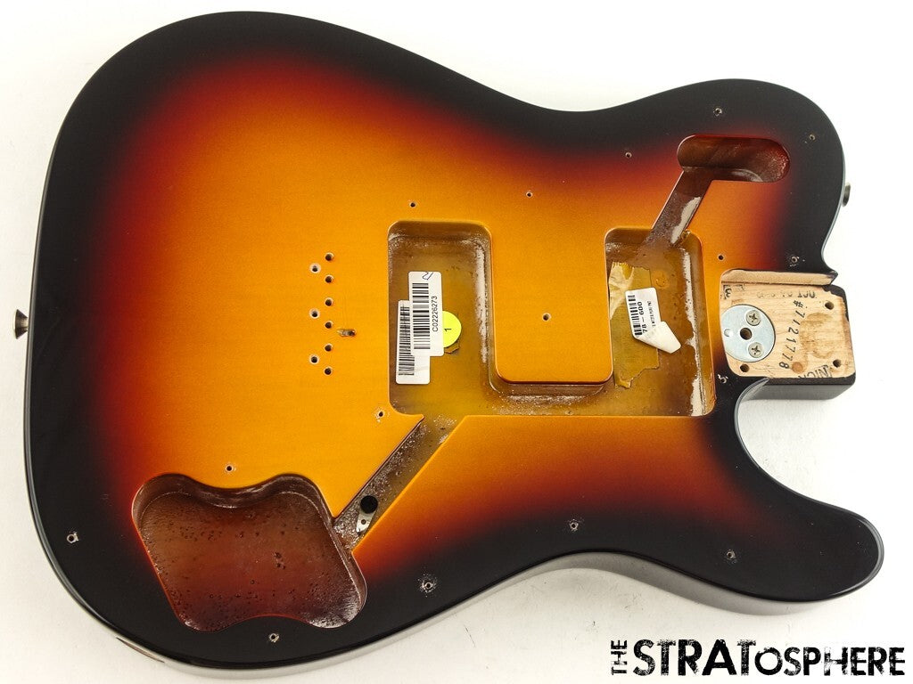 Fender AV II American Vintage 1975 Telecaster Deluxe BODY, 75 Tele 3TS Burst