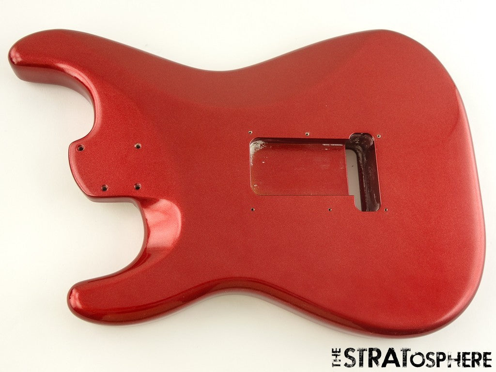 Fender American Ultra II Stratocaster Strat BODY, USA Guitar Alder Sinister Red