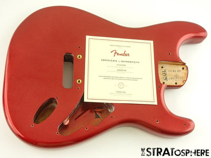 Fender American Ultra II Stratocaster Strat BODY, USA Guitar Alder Sinister Red
