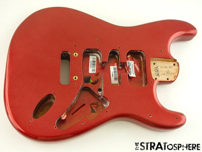 Fender American Ultra II Stratocaster Strat BODY, USA Guitar Alder Sinister Red