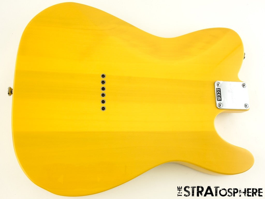 Fender LEFTY Squier Affinity Telecaster Tele BODY + HARDWARE Guitar BS Blonde