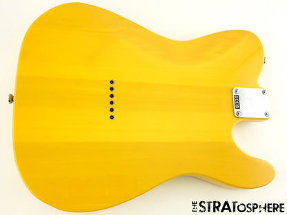 Fender LEFTY Squier Affinity Telecaster Tele BODY + HARDWARE Guitar BS Blonde