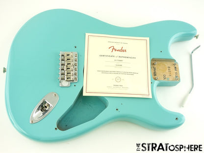 USA Fender ERIC JOHNSON Strat BODY + HARDWARE American Tropical Turquoise