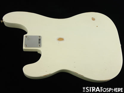 Fender Mike Dirnt Road Worn P Bass BODY & HARDWARE, Precision White Blonde NITRO
