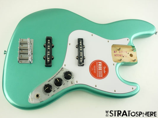 Fender Squier Affinity Active Jazz BASS, LOADED BODY, Preamp Mystic Surf Green