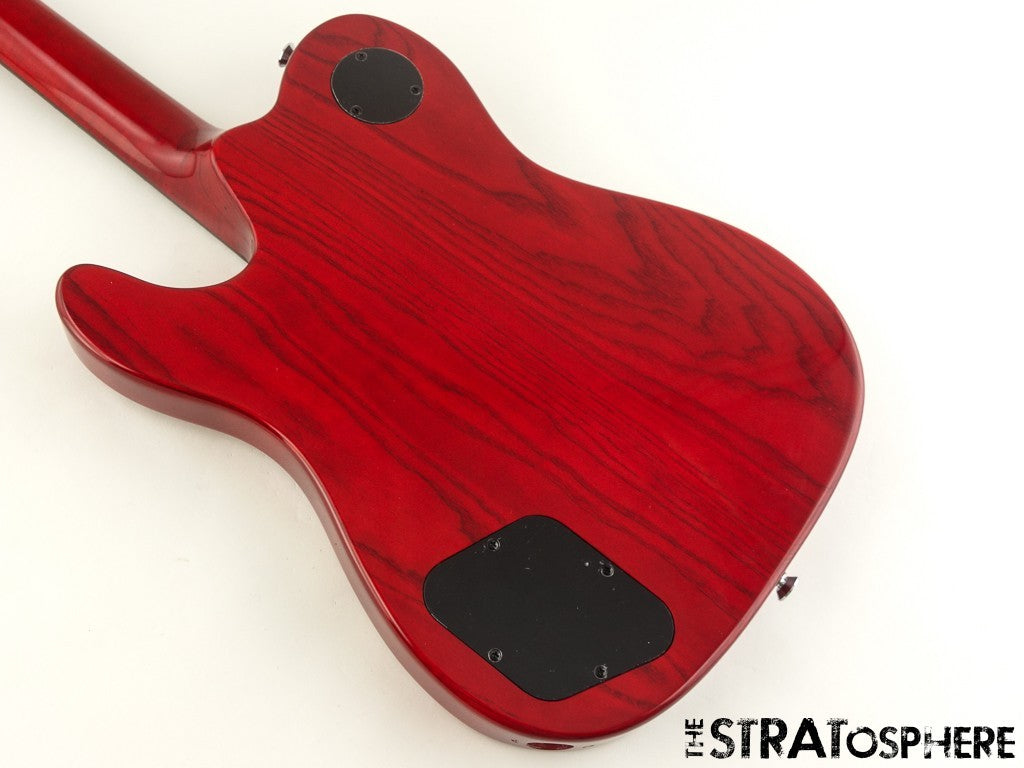 Fender JA-90 Jim Adkins Thinline Tele BODY + NECK, Telecaster Crimson Red Ash!
