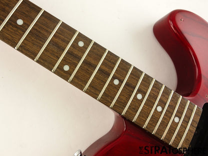 Fender JA-90 Jim Adkins Thinline Tele BODY + NECK, Telecaster Crimson Red Ash!
