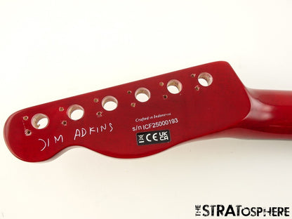 Fender JA-90 Jim Adkins Thinline Tele BODY + NECK, Telecaster Crimson Red Ash!
