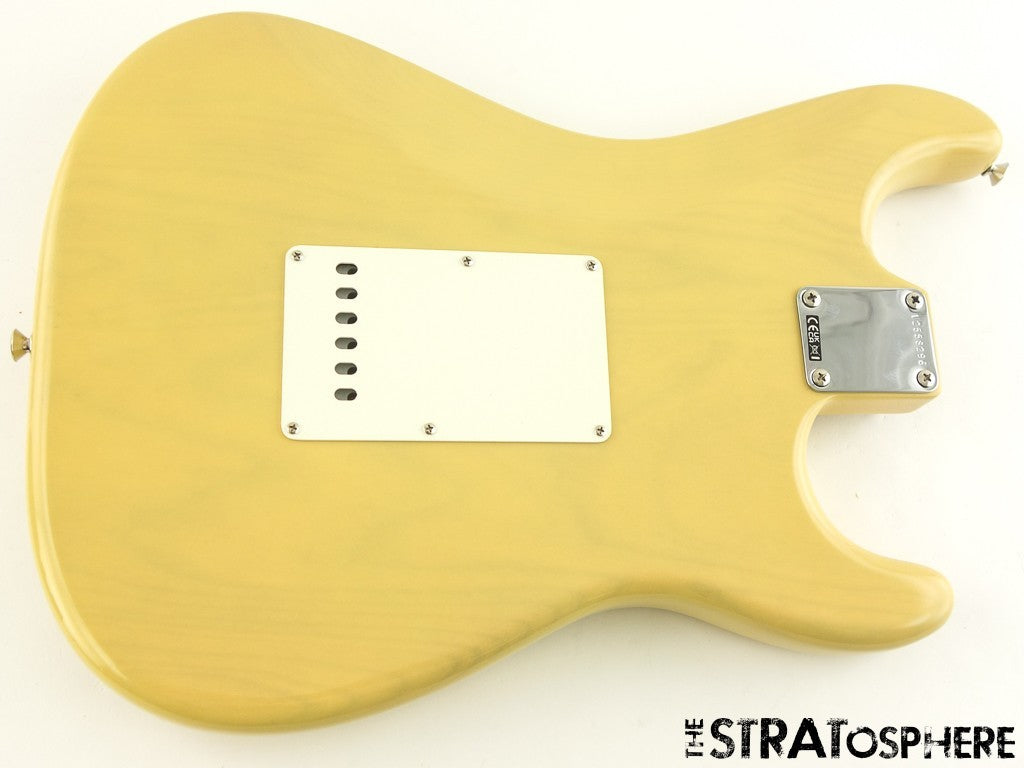 LEFTY Fender AV II American Vintage 1957 Strat BODY &HARDWARE Ash Vintage Blonde