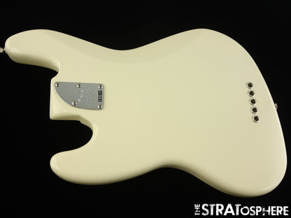 Fender American Professional II Jazz V 5 String Bass LOADED BODY Olympic White