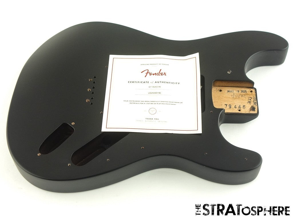 USA Fender JIM ROOT Stratocaster Mahogany HH Strat BODY Flat Black