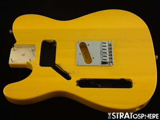 Fender LEFTY Squier Affinity Telecaster Tele BODY + HARDWARE, Guitar BS Blonde