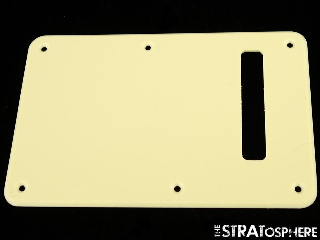 *NEW Cream TREMOLO BACK COVER for Fender Standard Stratocaster Strat 1 Ply