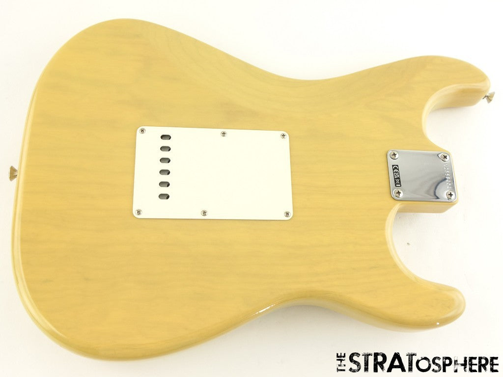 LEFTY Fender AV II American Vintage 1957 Stratocast LOADED BODY Strat Ash Blonde