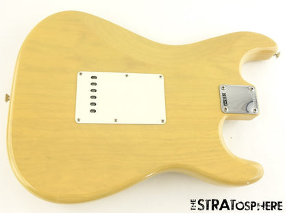 LEFTY Fender AV II American Vintage 1957 Stratocast LOADED BODY Strat Ash Blonde