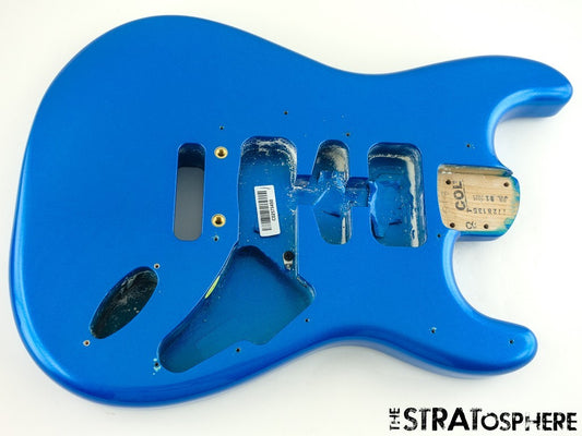 Fender American Ultra II Stratocaster Strat BODY, USA Guitar Alder Noble Blue!