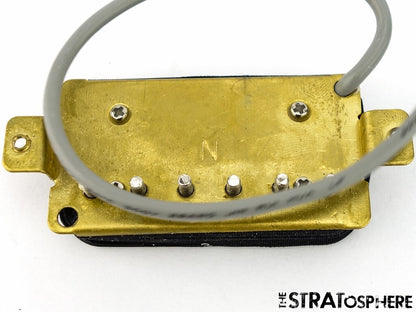 * NEW Alnico 5 Humbucker PICKUP Guitar Parts 4 Wire Black Neck Position