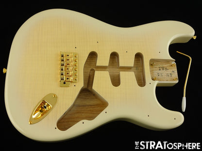 Fender Richie Kotzen Strat BODY + HARDWARE Ash Flame Maple Top White Burst