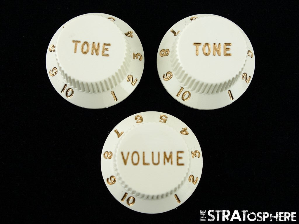 Fender Richie Kotzen Stratocaster Strat GUITAR KNOBS Control Volume Tone