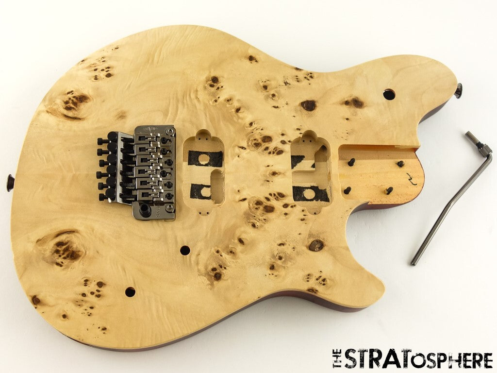 EVH Eddie Van Halen Wolfgang Standard Exot BODY &HARDWARE Floyd Rose Poplar Burl