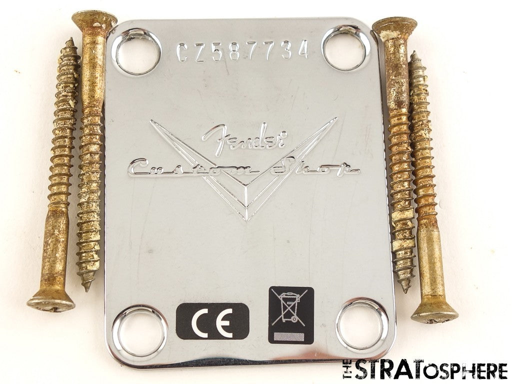Fender USA CS Custom Shop Journeyman 59 RI Relic NECK PLATE, Strat!