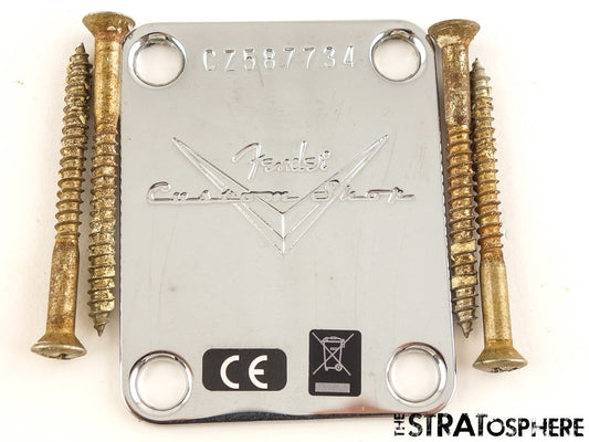Fender USA CS Custom Shop Journeyman 59 RI Relic NECK PLATE, Strat!