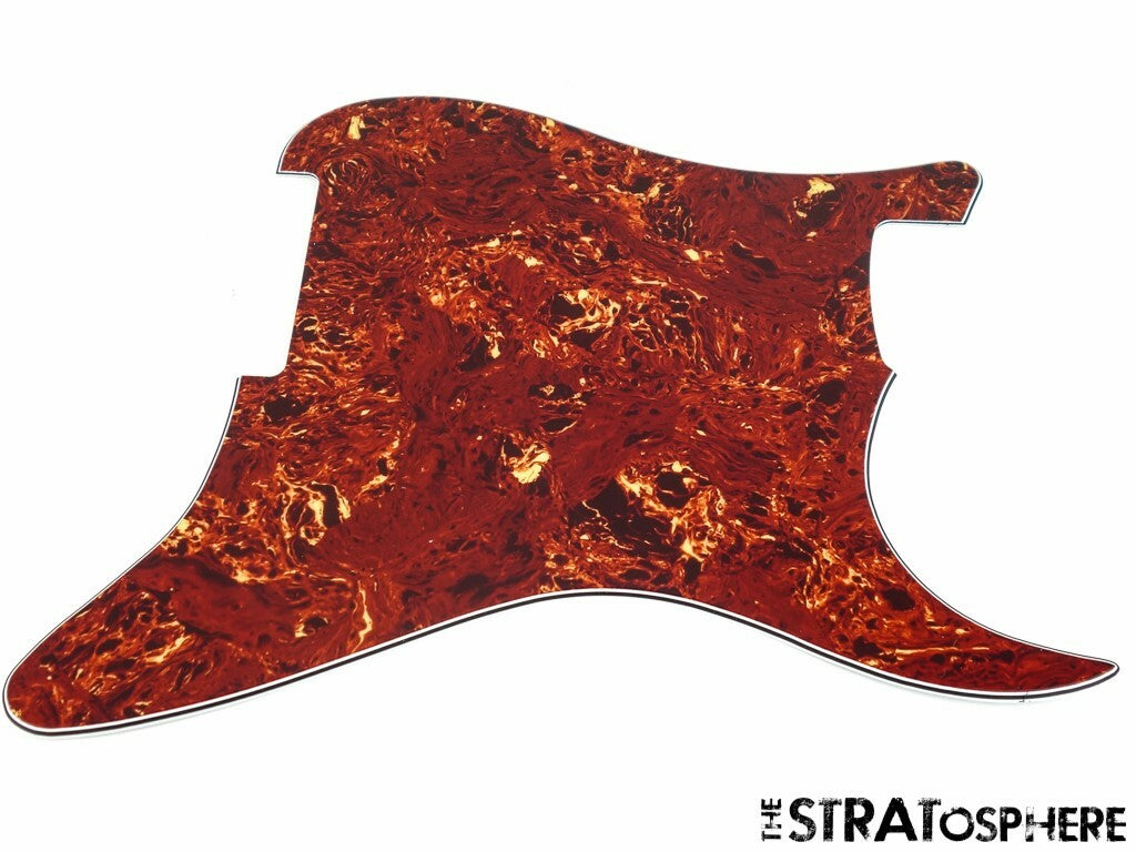 *NEW Brown Tortoise *UNROUTED* Stratocaster PICKGUARD for Fender Strat 3 Ply