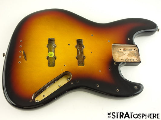 Fender AV II American Vintage 1966 Jazz J BASS BODY, 3TS