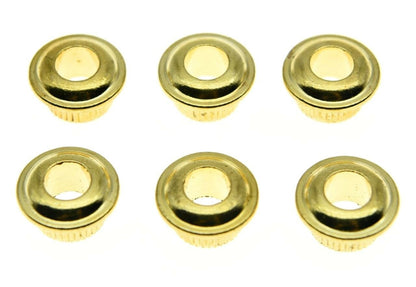 *NEW 10mm Conversion Bushings for Vintage Tuners Guitar Parts Set of 6 Gold
