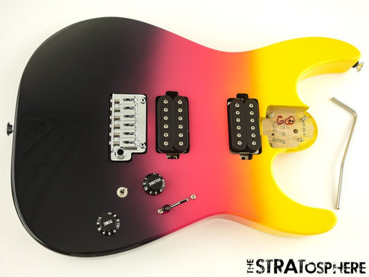 Charvel DK24 HH Pro Mod Dinky LOADED BODY Gotoh 510 Malibu Sunset