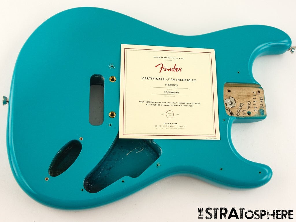 Fender American Professional II Stratocaster BODY Strat Alder Miami Blue